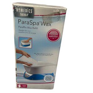 Homedics ParaSpa Wax Refill 2 Lbs 100% Pure Hypo-Allergenic Paraffin Wax For Han
